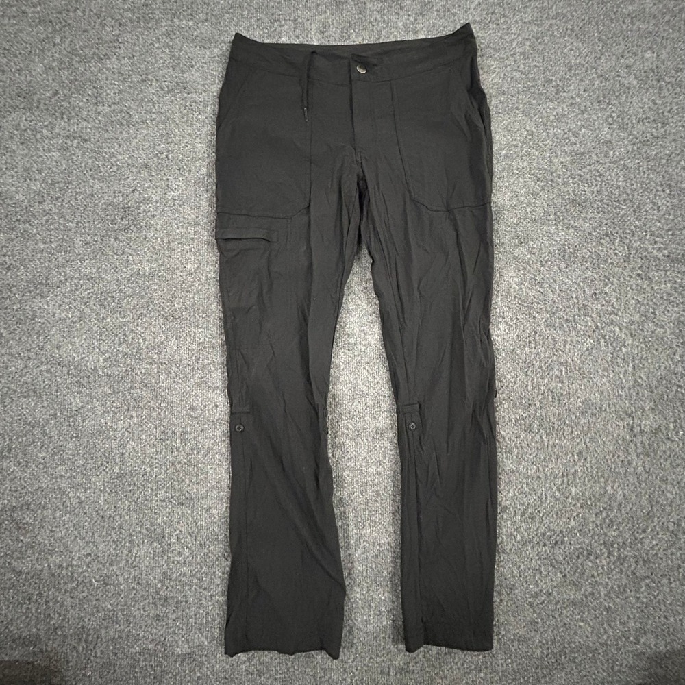 Columbia Pants Womens Size S Short Black Hiking Outdoor Roll Up Convertible Leg